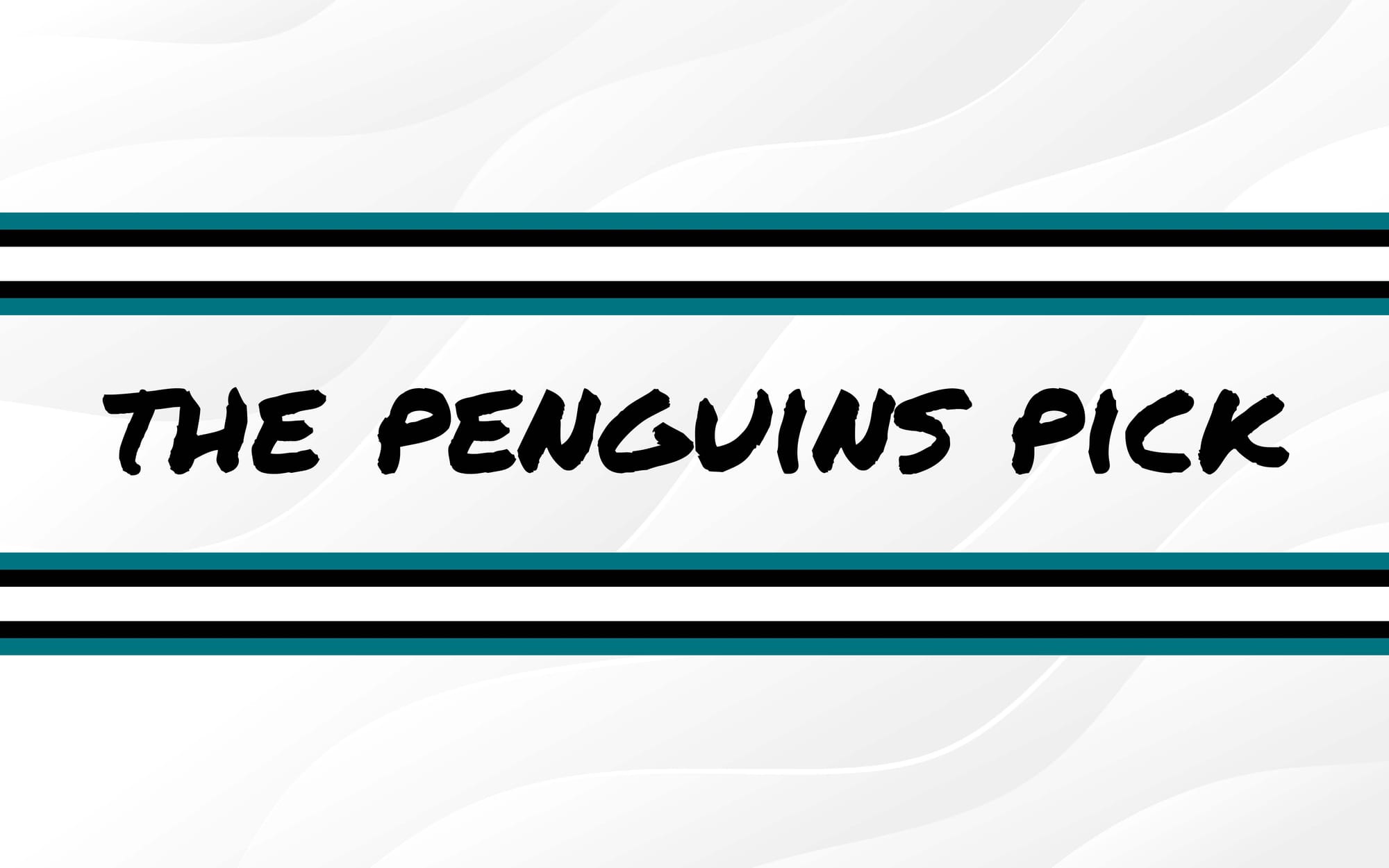 Who Should The Sharks Draft With The Pittsburgh Penguins Pick?