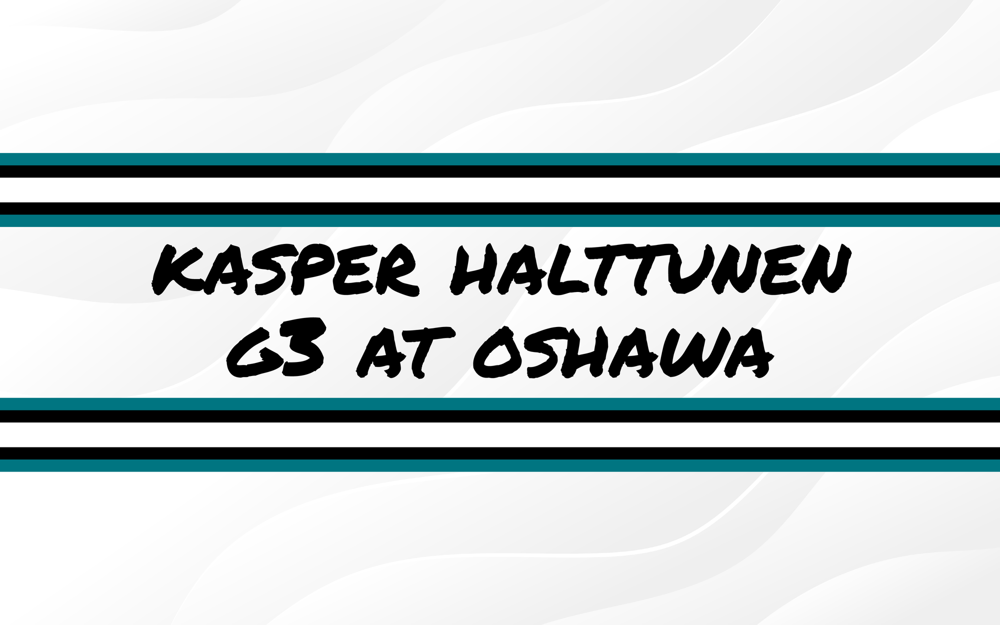 Kasper Halttunen's Game 3 at Oshawa