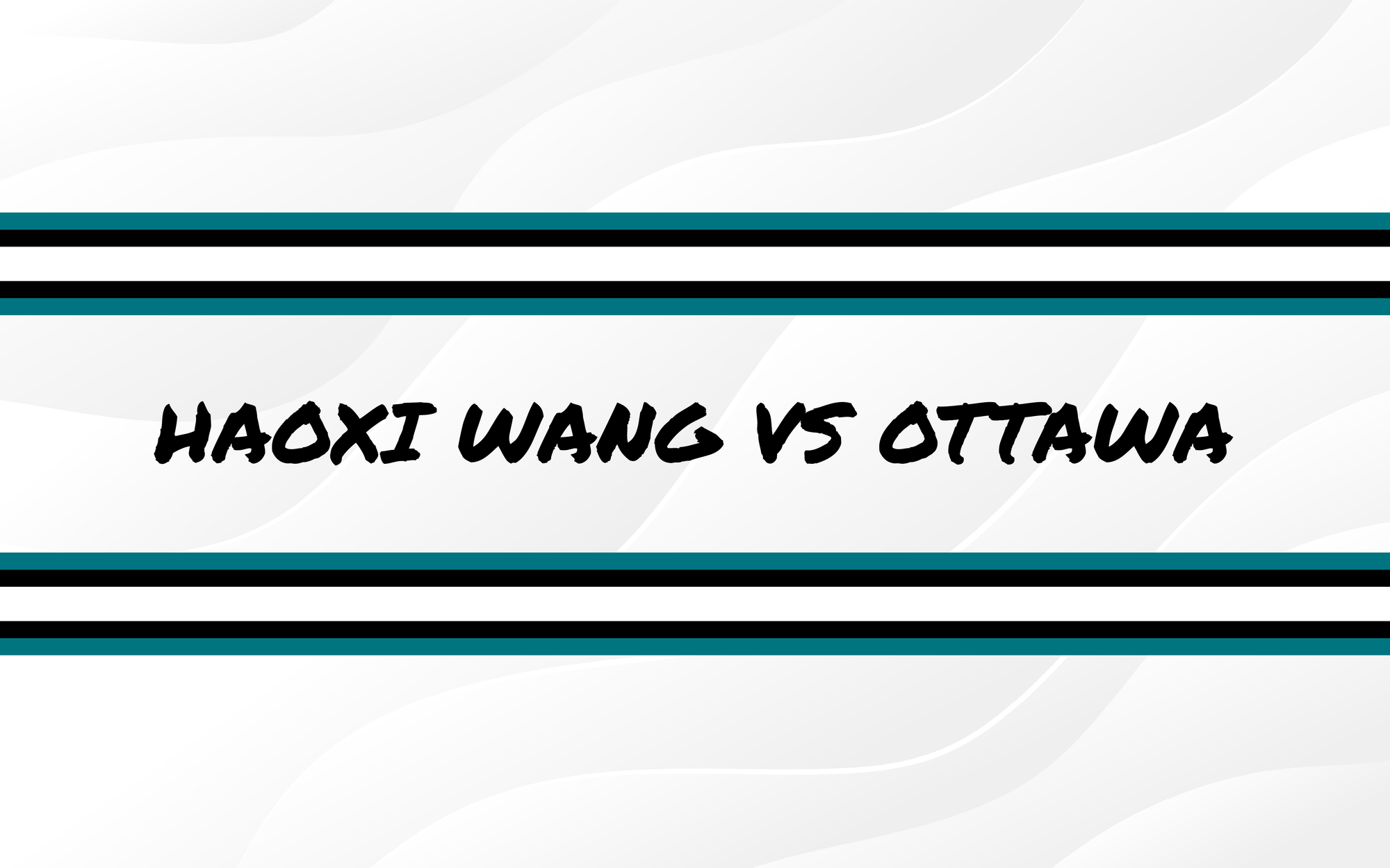 Haoxi Wang vs Ottawa 11/28